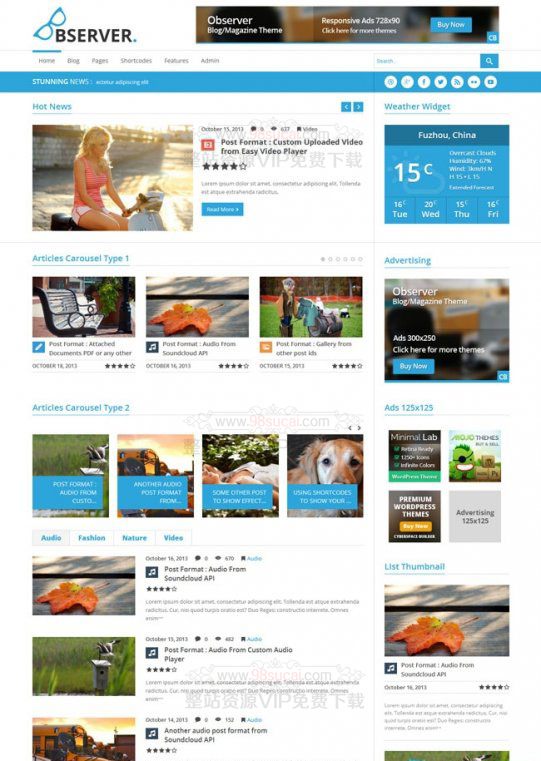 5f8e71897de67.jpg WordPress主题:新闻杂志主题 本地化支持 简码 视频支持