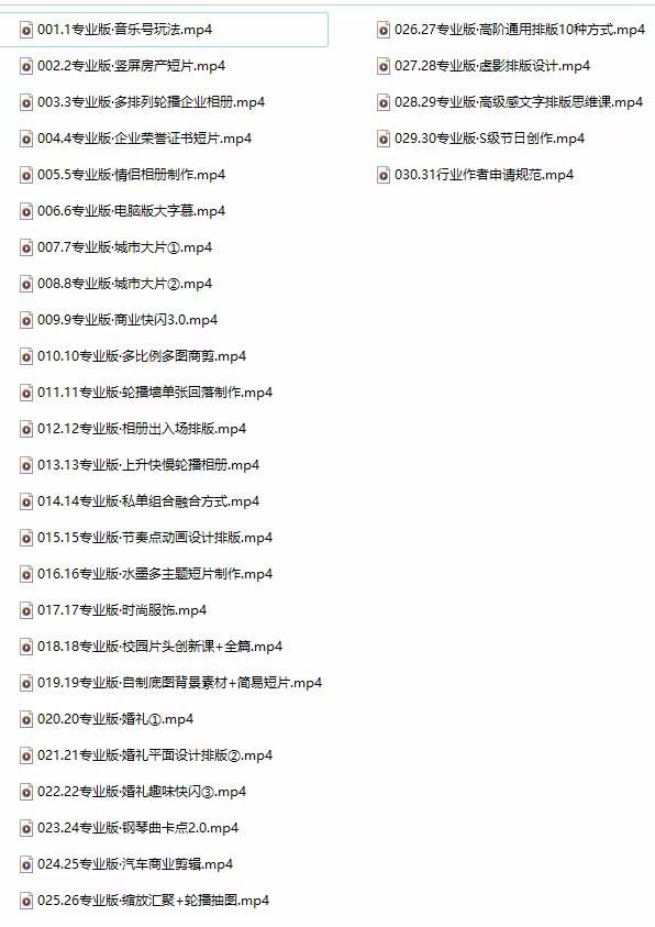 全能剪辑-创作人 剪映专业版实战系统训练营 课程+安装包+素材!插图1 全能剪辑-创作人 剪映专业版实战系统训练营 课程+安装包+素材!