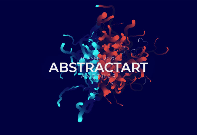 canvas绘制H5全屏抽象粒子背景特效