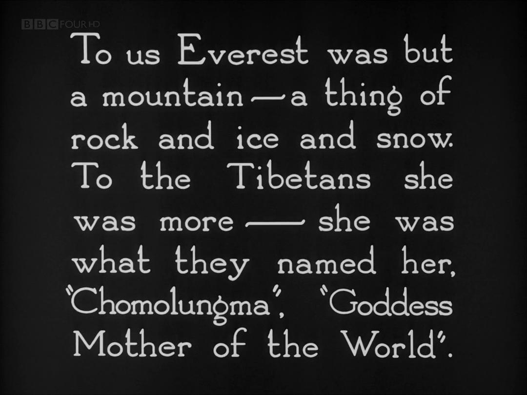 珠峰史诗 The Epic of Everest