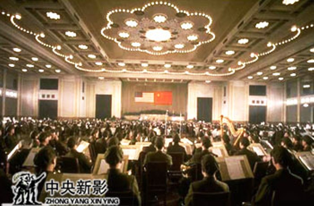 美国总统尼克松访问中国