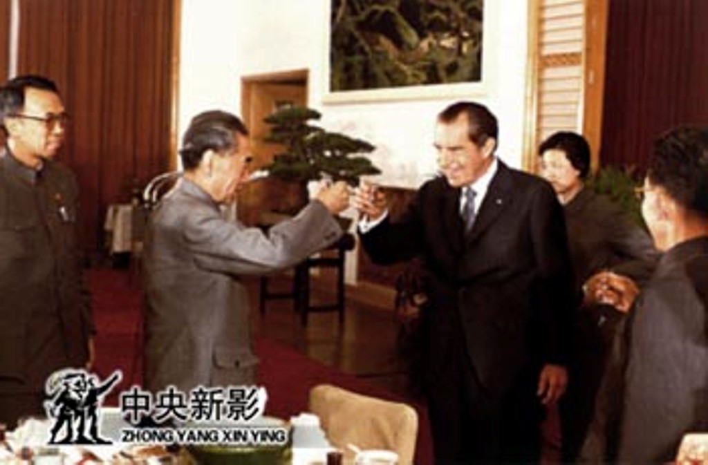 美国总统尼克松访问中国