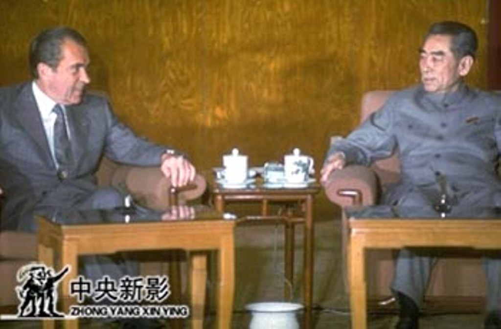 美国总统尼克松访问中国