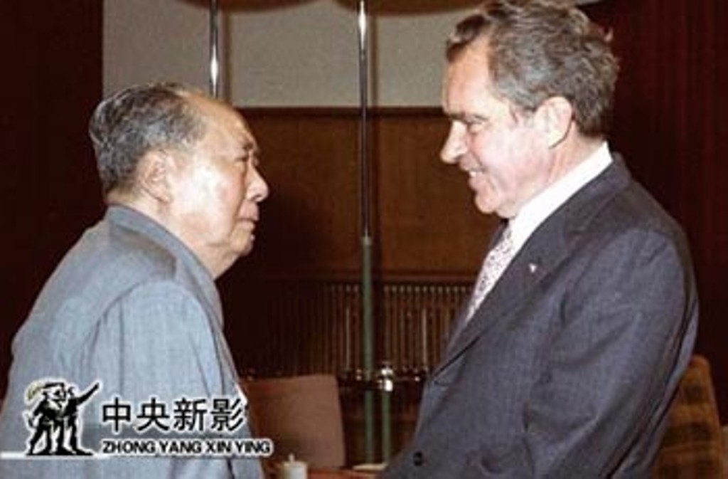 美国总统尼克松访问中国