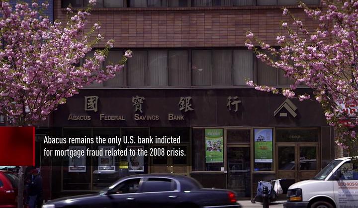 国宝银行:小可入狱 Abacus: Small Enough to Jail