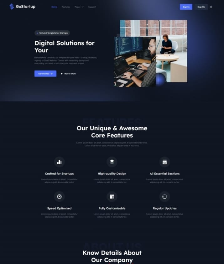 数字解决方案企业CSS模板插图 数字解决方案企业CSS模板