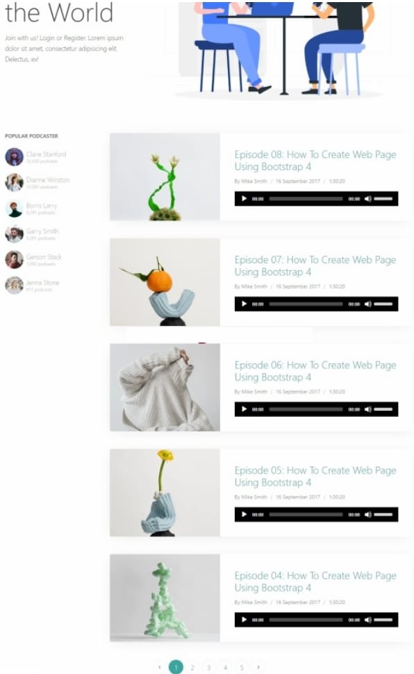 个人博客资讯分享网站模板插图 个人博客资讯分享网站模板