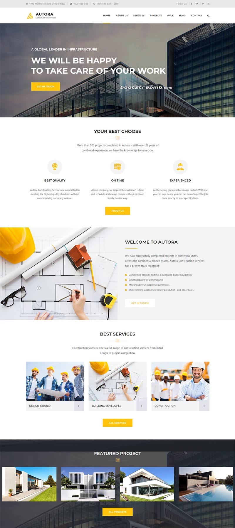 HTML5响应式的房地产建筑企业网站模板静态HTML模板插图 HTML5响应式的房地产建筑企业网站模板静态HTML模板