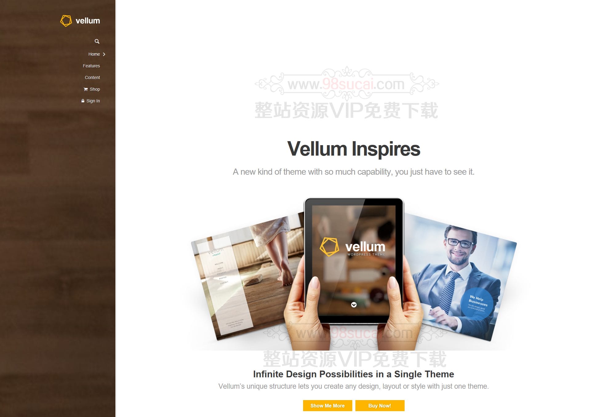 5f8d01502dc88.jpg 已测HTML5酷炫Vellum响应式WordPress企业主题