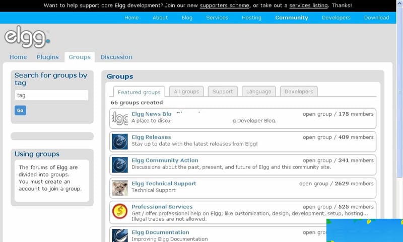 Elgg(开源SNS) v3.3.16插图 Elgg(开源SNS) v3.3.16