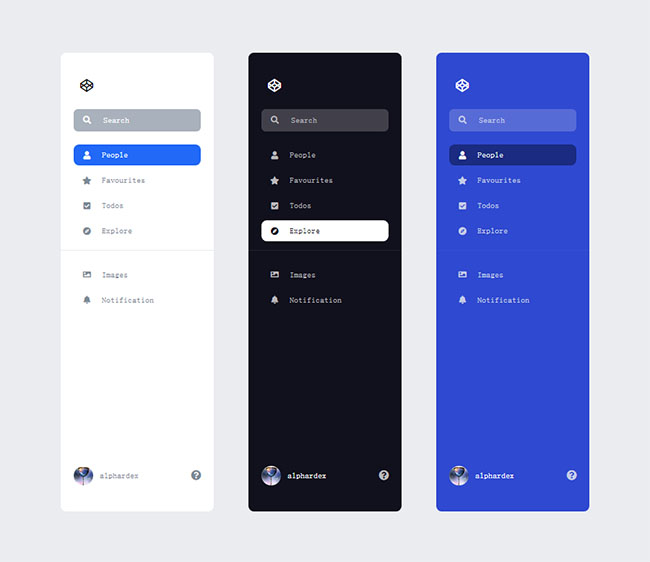 CSS3左侧竖直分类导航菜单插图 CSS3左侧竖直分类导航菜单