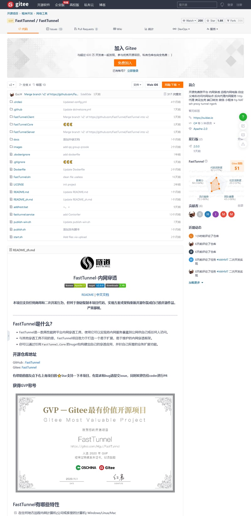 FastTunnel高性能跨平台内网穿透工具 v2.0.4插图 FastTunnel高性能跨平台内网穿透工具 v2.0.4
