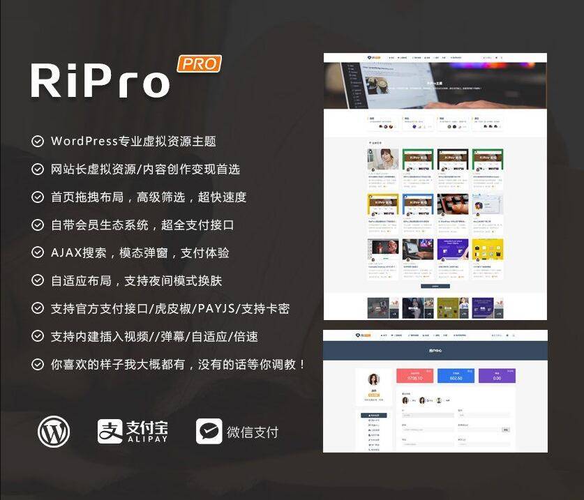 ripro8.7日主题破解版 WordPress主题插图 ripro8.7日主题破解版 WordPress主题