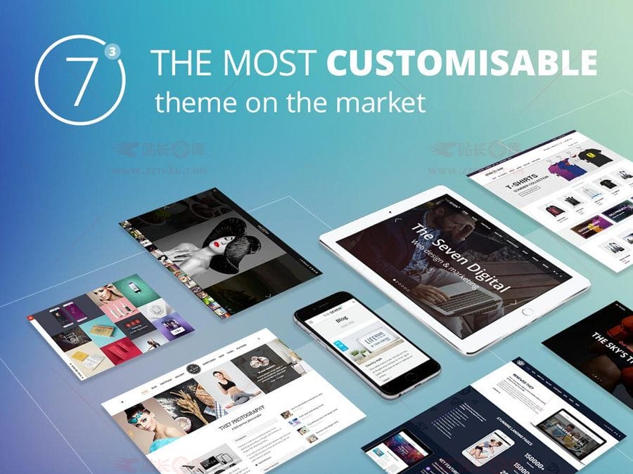 wordpress主题The7_v.9.5.2.2可视化建站最新汉化版带秘钥插图 wordpress主题The7_v.9.5.2.2可视化建站最新汉化版带秘钥