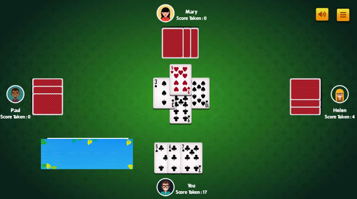 HTML5红心扑克牌游戏源码下载