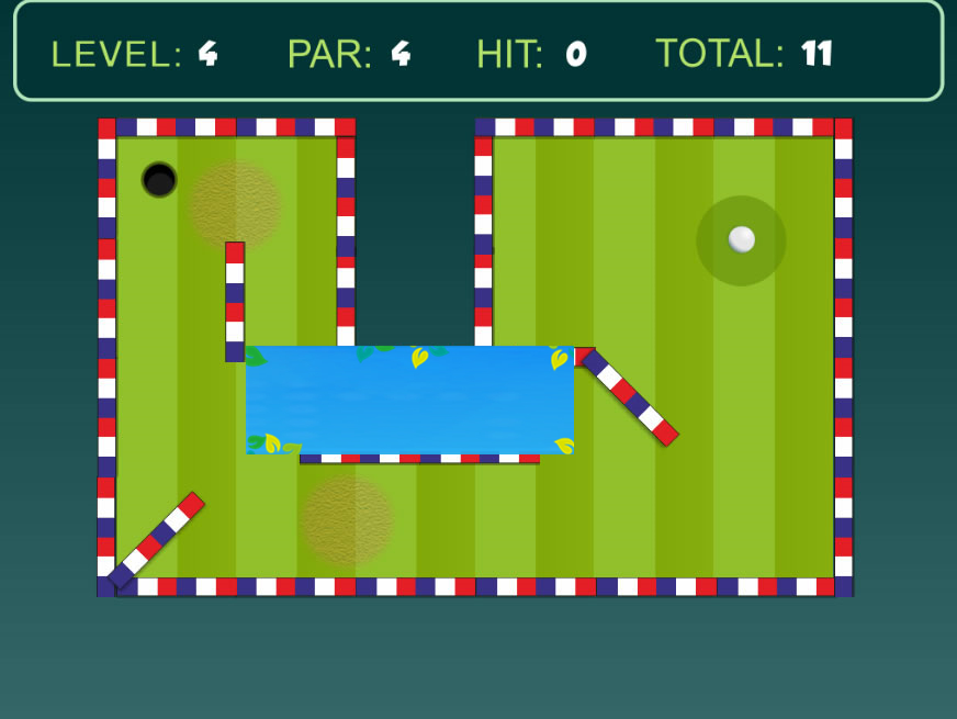 HTML5《迷你高尔夫》休闲小游戏源码下载