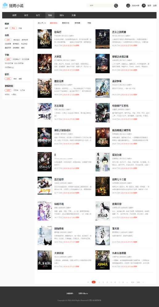狂雨小说cmsv1.2.6