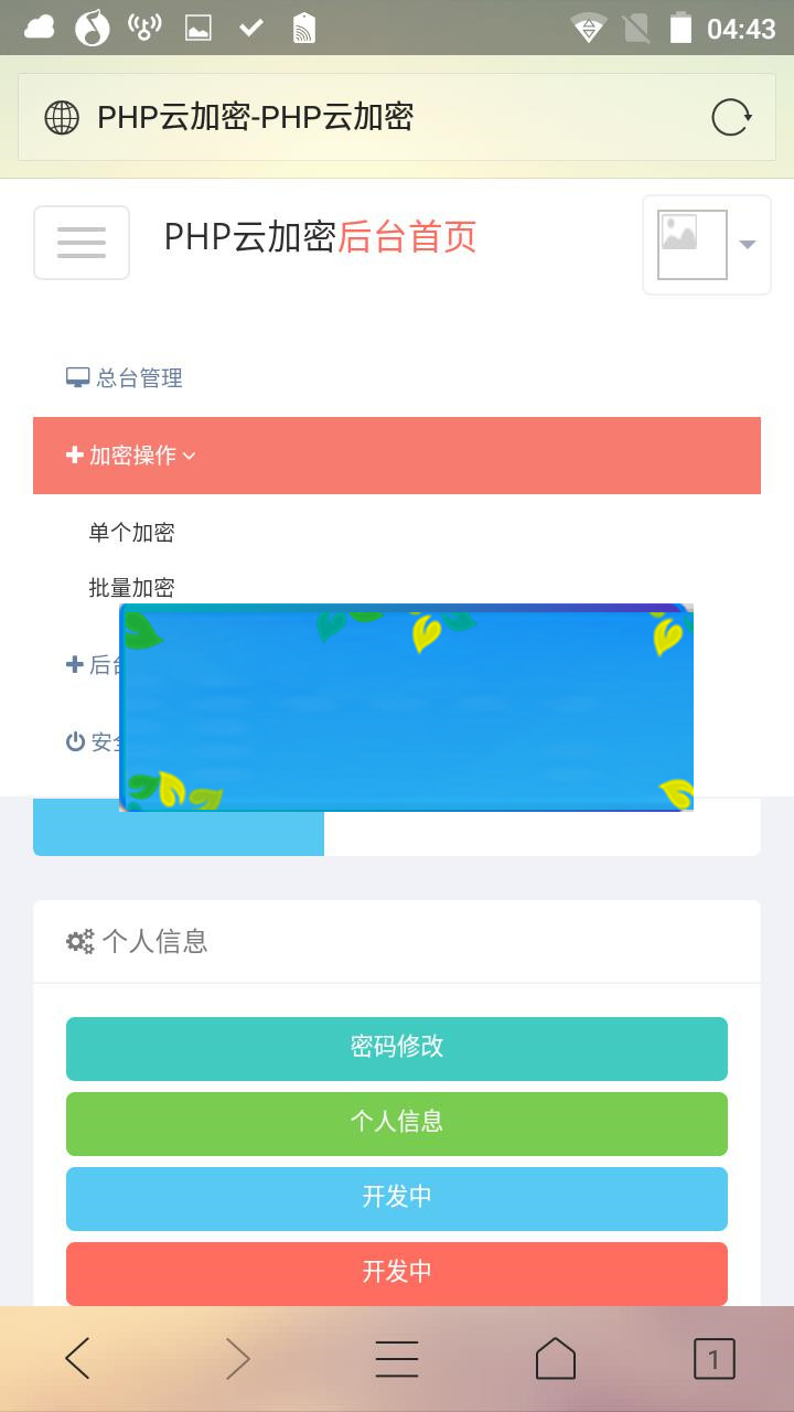 PHP程序加密系统源码_源码下载