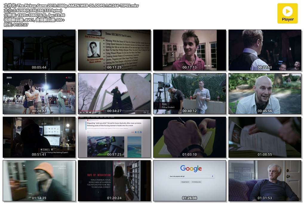 搭讪游戏 The Pickup Game