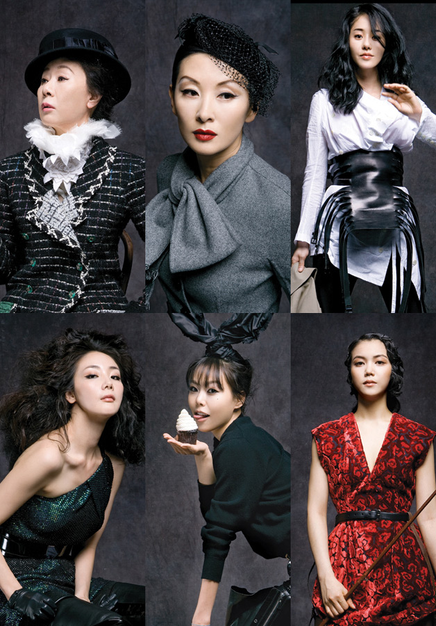 女演员们 여배우들