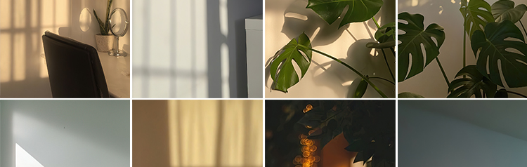 光影氛围室内唯美落日暖光打灯光抖音虚拟直播间背景绿幕图片素材