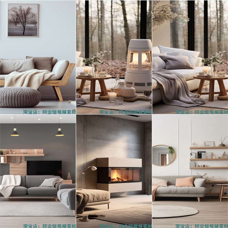 简约室内客厅现代家居温馨绿幕直播间背景图片素材虚拟高清大屏幕