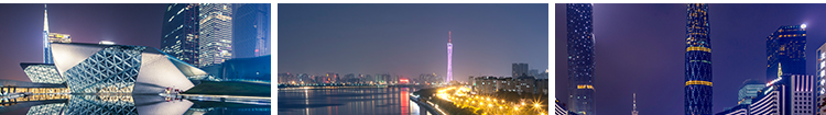 广州地标城市建筑全夜景灯风光小蛮腰塔珠江照片高清JPG图片素材