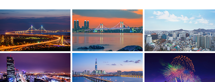 韩国首尔城市风光夜景街道街景建筑旅游风景摄影JPG照片图片素材