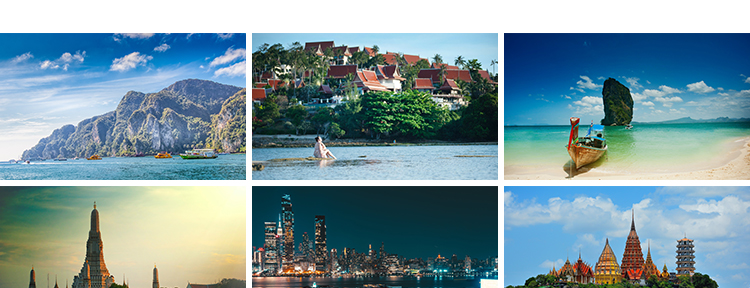 泰国风光东南亚曼谷清迈寺庙人文旅游风景城市建筑景观图片照素材