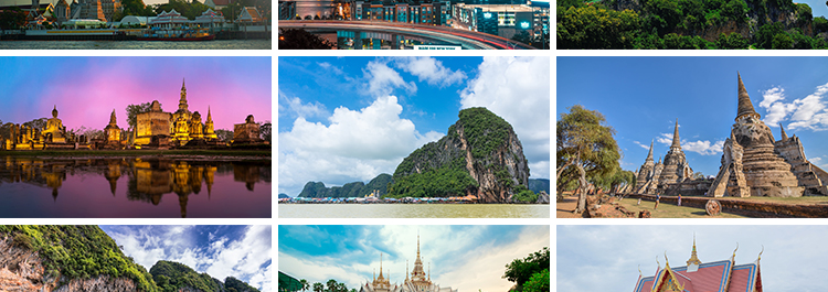 泰国风光东南亚曼谷清迈寺庙人文旅游风景城市建筑景观图片照素材