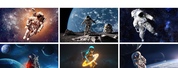 航天科技宇航员空间站月球星际星空太空宇宙探索星球科幻图片素材