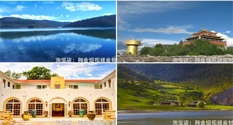 云南香格里拉风光自然虎跳峡梅里雪山风景素材高清旅游摄影图片照