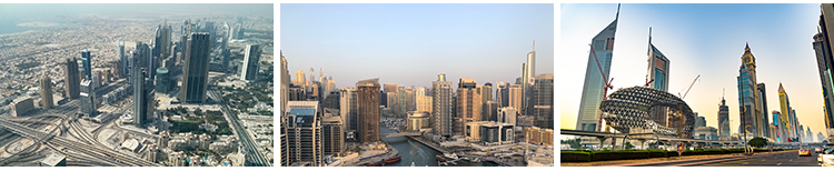 阿联酋迪拜城市建筑风光夜景街道帆船酒店旅游风景ps设计图片素材