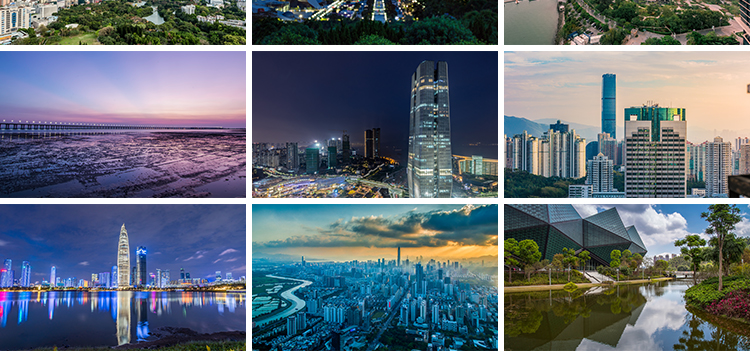 广东深圳城市建筑夜景街道旅游风景摄影照片高清JPG图片设计素材