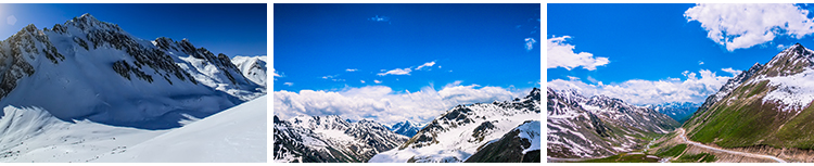 冬季雪山冰天雪地下雪冰雪世界唯美雪景自然风景风光设计图片素材