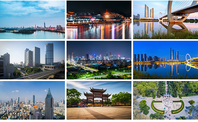 南京城市风光夜景旅游风景区照片摄影夫子庙抖音高清图片jpg素材