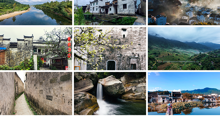 古镇婺源旅游风景点照片摄影油菜花乡村田园风光高清抖音图片素材