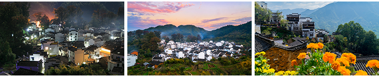 古镇婺源旅游风景点照片摄影油菜花乡村田园风光高清抖音图片素材