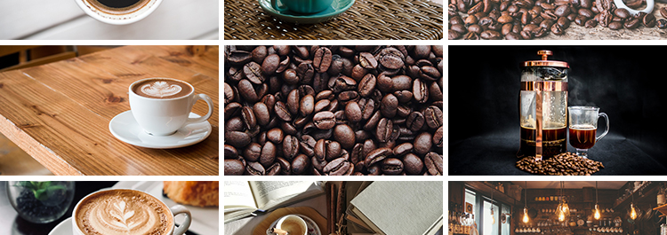 喝咖啡饮品办公场景咖啡豆冲咖啡拉花倒咖啡JPG照片图片设计素材