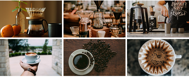 喝咖啡饮品办公场景咖啡豆冲咖啡拉花倒咖啡JPG照片图片设计素材