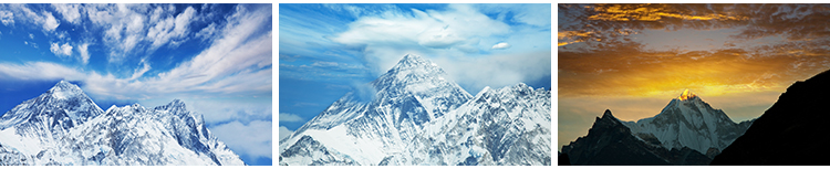 西藏珠穆朗玛峰雪山风光山脉风景圣母峰日照金山照片JPG图片素材