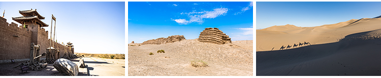 敦煌风景区月牙泉鸣沙山旅游自然风光沙漠莫高窟JPG摄影图片素材