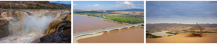 中国黄河流域自然风光壶口瀑布黄河流九曲十八弯摄影JPG图片素材