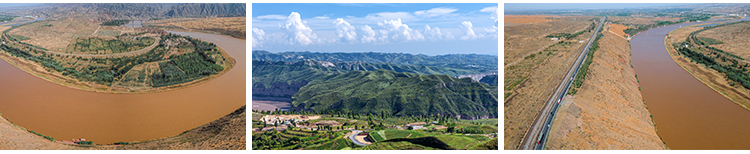 中国黄河流域自然风光壶口瀑布黄河流九曲十八弯摄影JPG图片素材