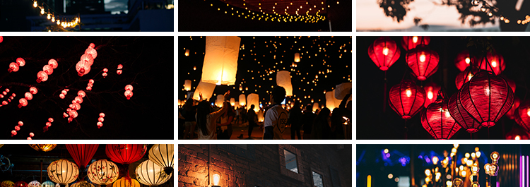 电灯泡玻璃灯光发光梦幻温馨唯美灯笼灯具路灯台灯孔明灯图片素材