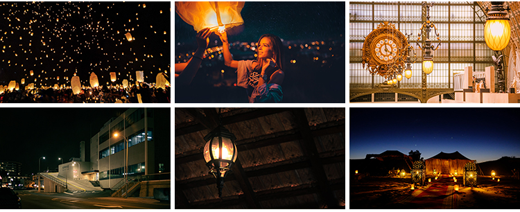 电灯泡玻璃灯光发光梦幻温馨唯美灯笼灯具路灯台灯孔明灯图片素材