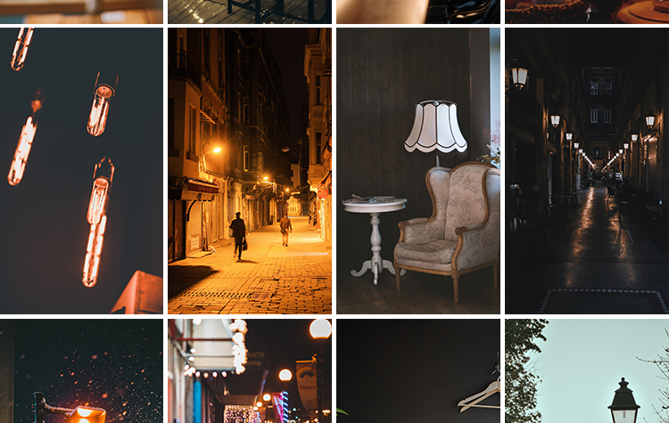 电灯泡玻璃灯光发光梦幻温馨唯美灯笼灯具路灯台灯孔明灯图片素材