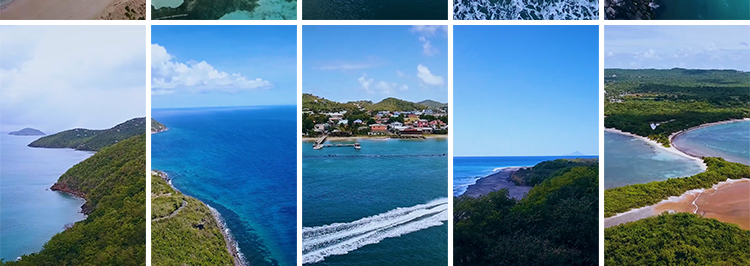 自然风景大海山川山河大海岛屿海边抖音快手自媒体高清短视频素材