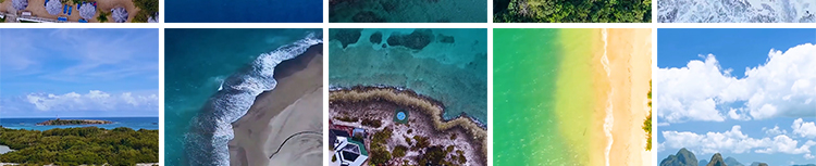 自然风景大海山川山河大海岛屿海边抖音快手自媒体高清短视频素材