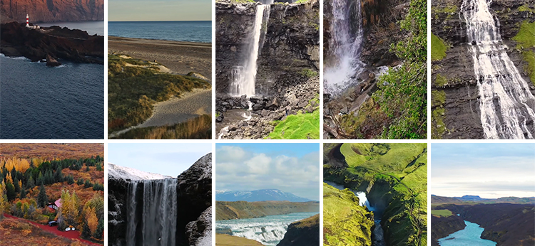 自然风景大海山川山河大海岛屿海边抖音快手自媒体高清短视频素材